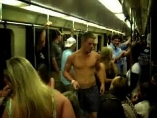 Striptease In The Subway