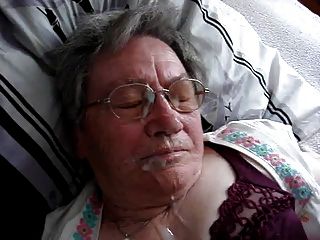 German Granny Cumshot 1