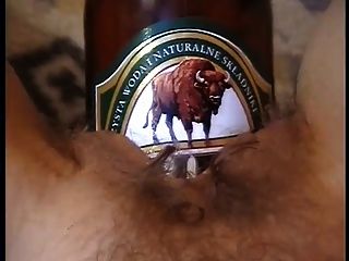 Beer Bottle In Cunt